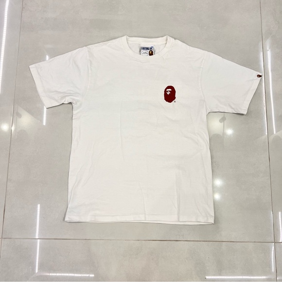 BAPE A BATHING APE LETTERED TEE MENS - Picture 5 of 10